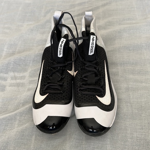 Nike Size 8 Huarache Elite Baseball Cleats Shoes High top NEW sz 8 - Picture 2 of 6